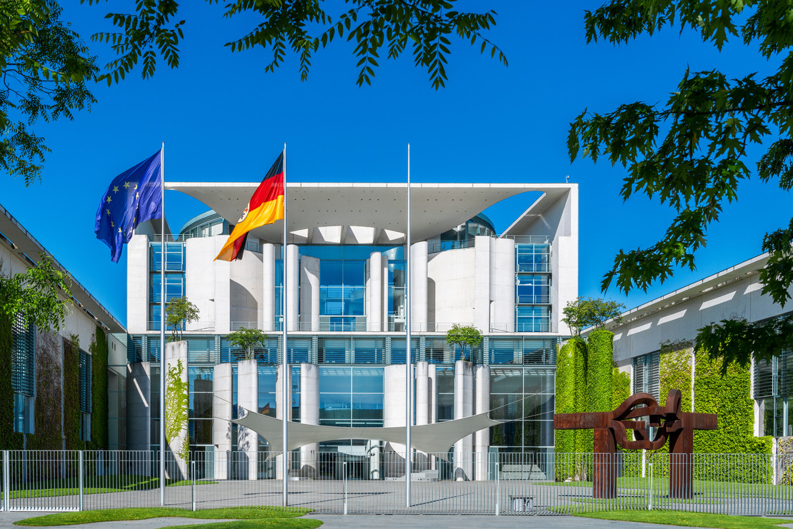 Außenansicht des Bundeskanzleramtes