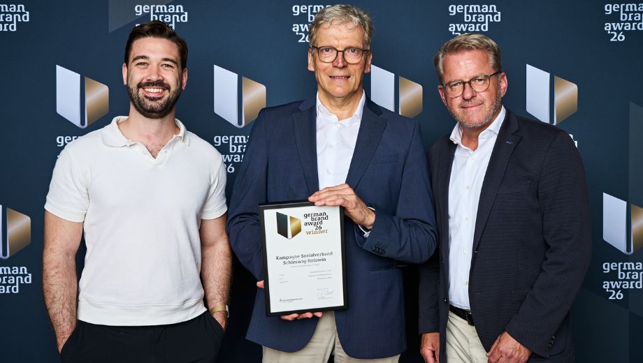 Der SoVD Schleswig-Holstein ist beim German Brand Award für seine letztjährige Kampagne ausgezeichnet worden