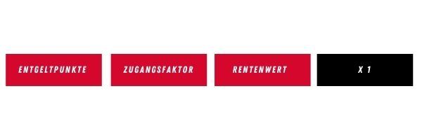 Rentenfaktor = 1 Rentenfaktor = 1